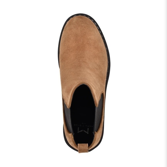 NIB Marc Fisher Privi Suede Platform Chelsea Lug Sole Bootie - Picture 3 of 11
